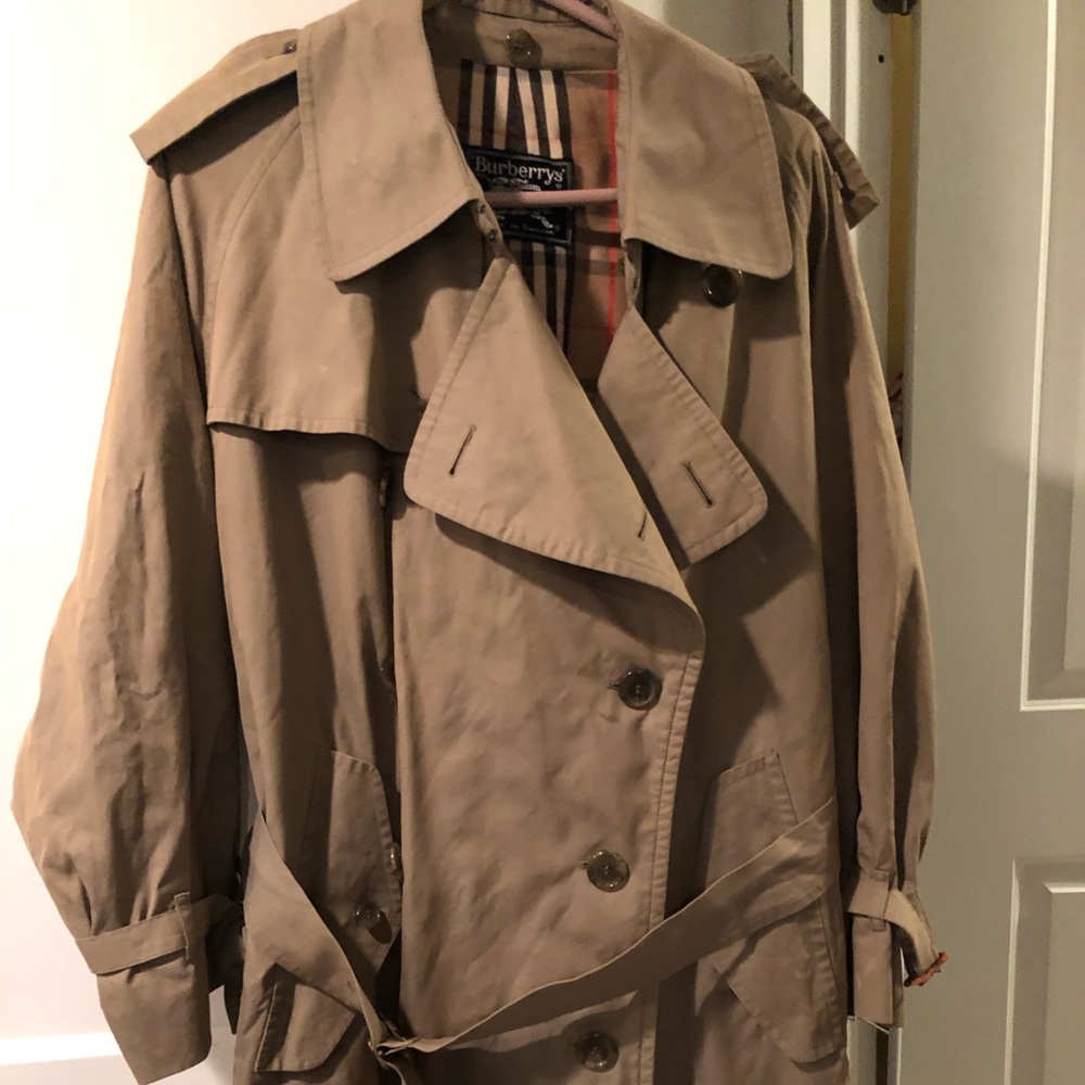 Authentic Burberry trench coat.